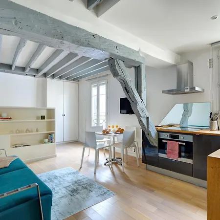 Bnbnook - Charming By Notre-dame & Pompidou Appartamento